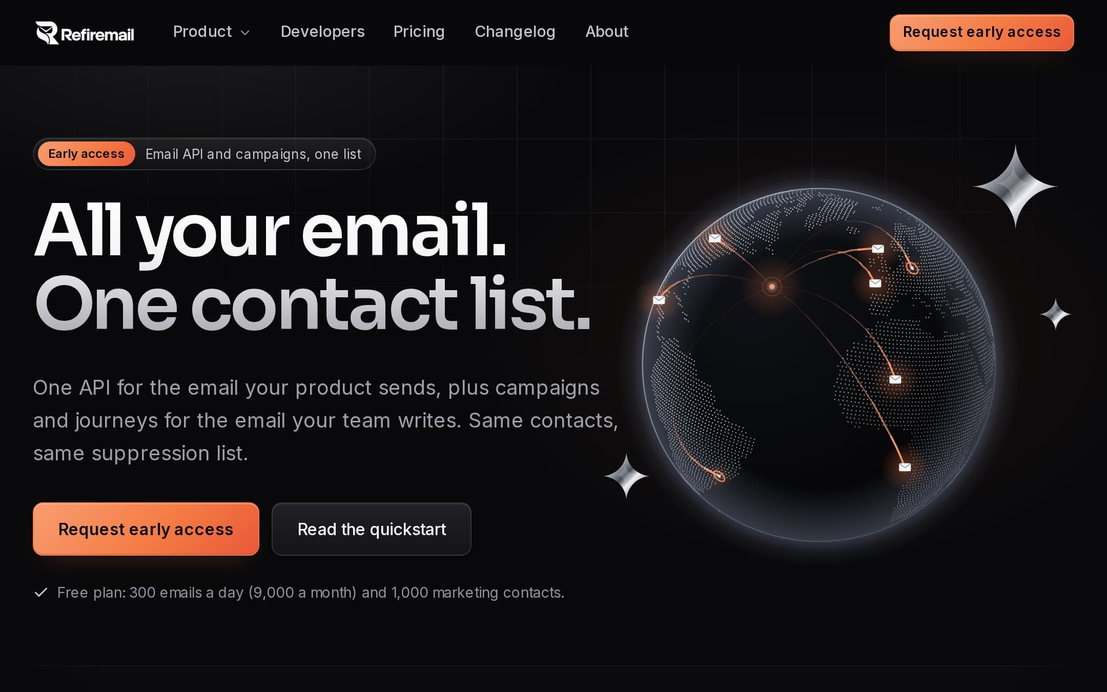Refiremail — live site at refiremail.com